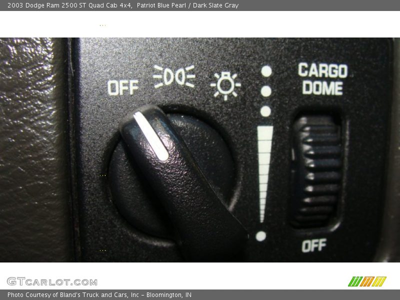Patriot Blue Pearl / Dark Slate Gray 2003 Dodge Ram 2500 ST Quad Cab 4x4