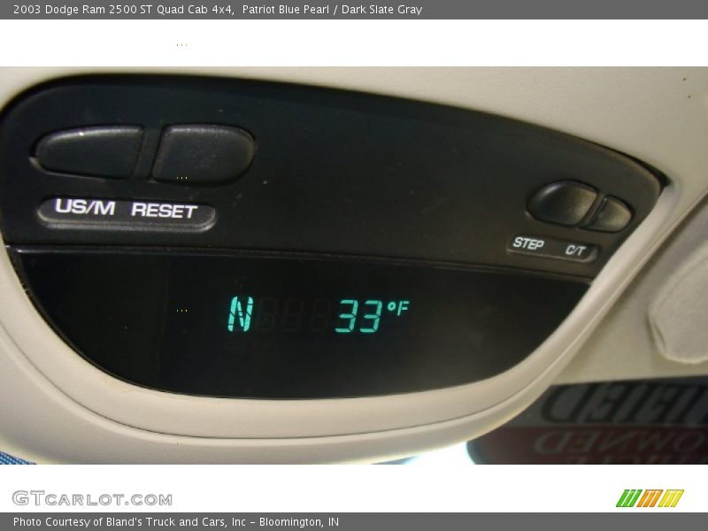 Patriot Blue Pearl / Dark Slate Gray 2003 Dodge Ram 2500 ST Quad Cab 4x4