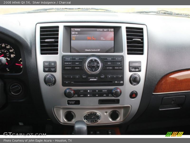 Silver Indulgence / Charcoal 2008 Infiniti QX 56