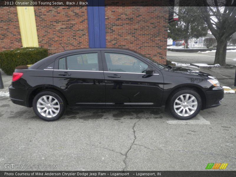 Black / Black 2013 Chrysler 200 Touring Sedan