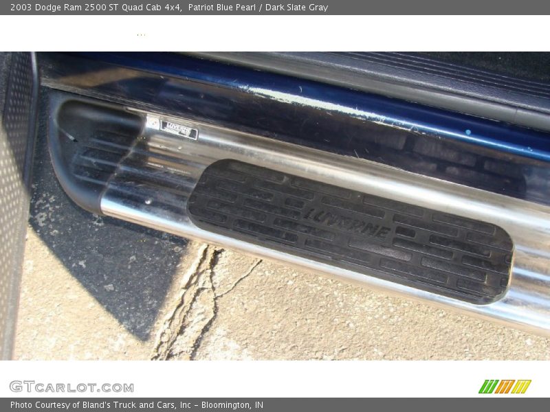 Patriot Blue Pearl / Dark Slate Gray 2003 Dodge Ram 2500 ST Quad Cab 4x4