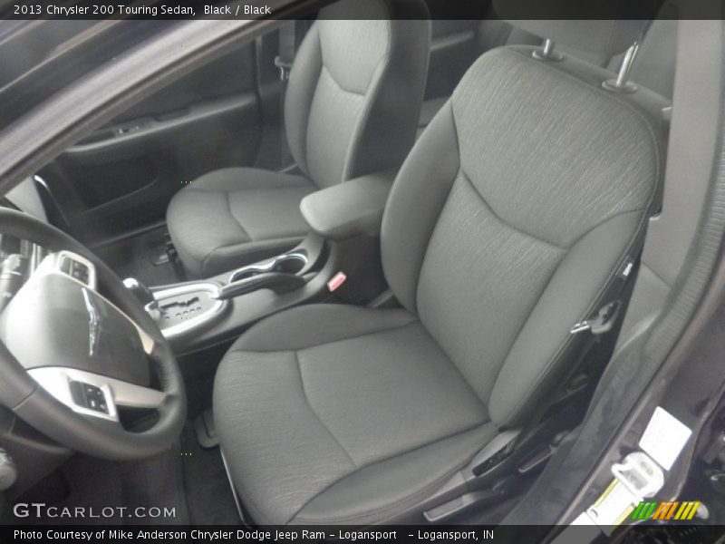 Black / Black 2013 Chrysler 200 Touring Sedan