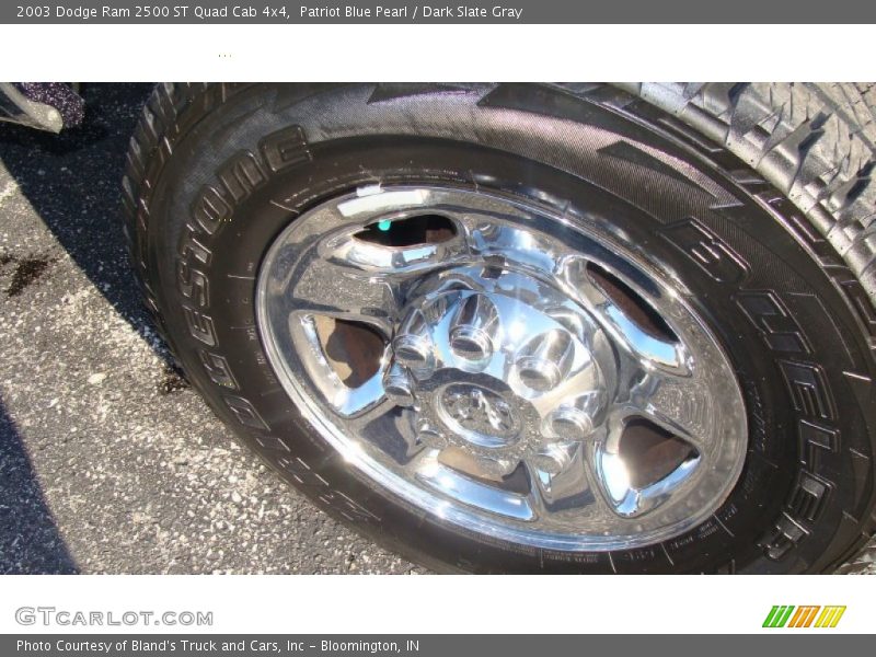 Patriot Blue Pearl / Dark Slate Gray 2003 Dodge Ram 2500 ST Quad Cab 4x4