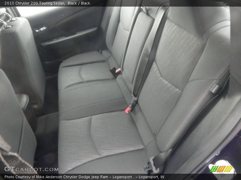 Black / Black 2013 Chrysler 200 Touring Sedan