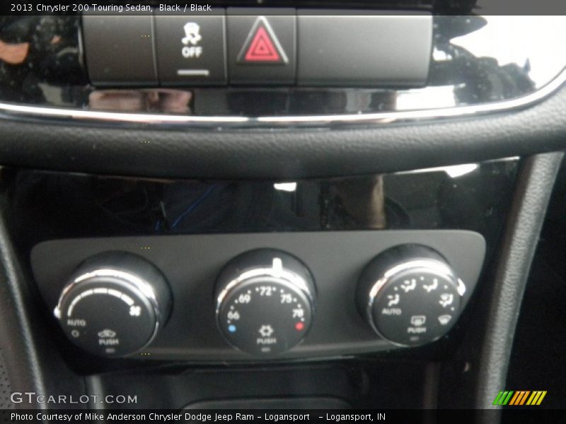 Black / Black 2013 Chrysler 200 Touring Sedan