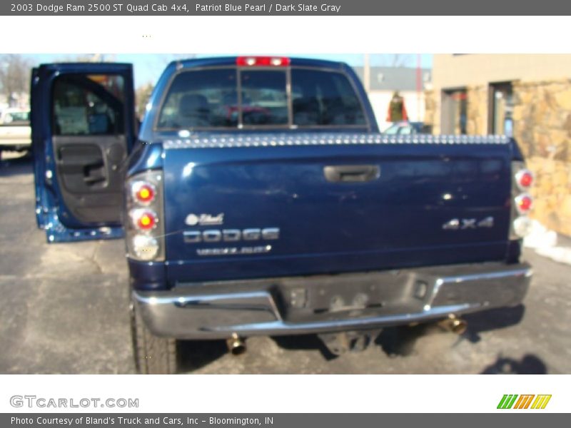 Patriot Blue Pearl / Dark Slate Gray 2003 Dodge Ram 2500 ST Quad Cab 4x4