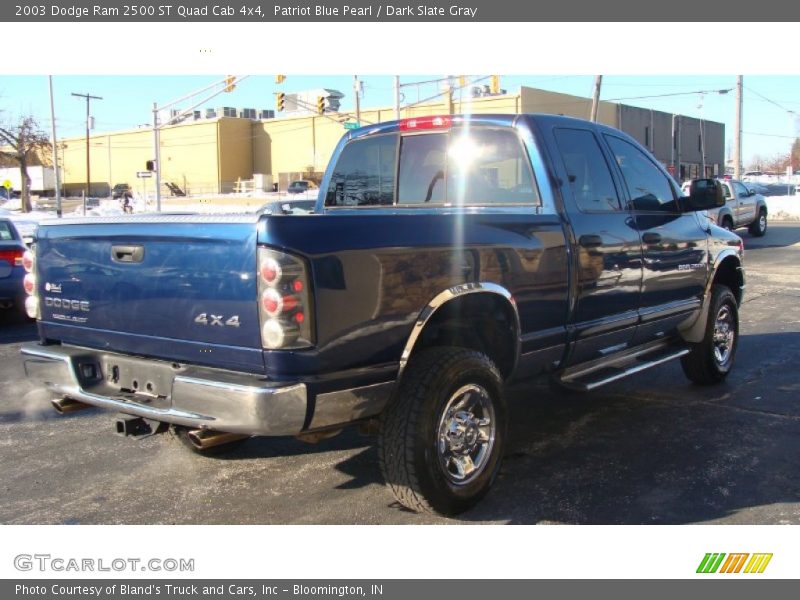 Patriot Blue Pearl / Dark Slate Gray 2003 Dodge Ram 2500 ST Quad Cab 4x4