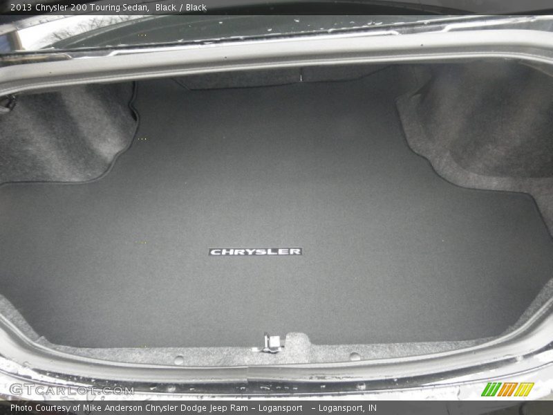 Black / Black 2013 Chrysler 200 Touring Sedan