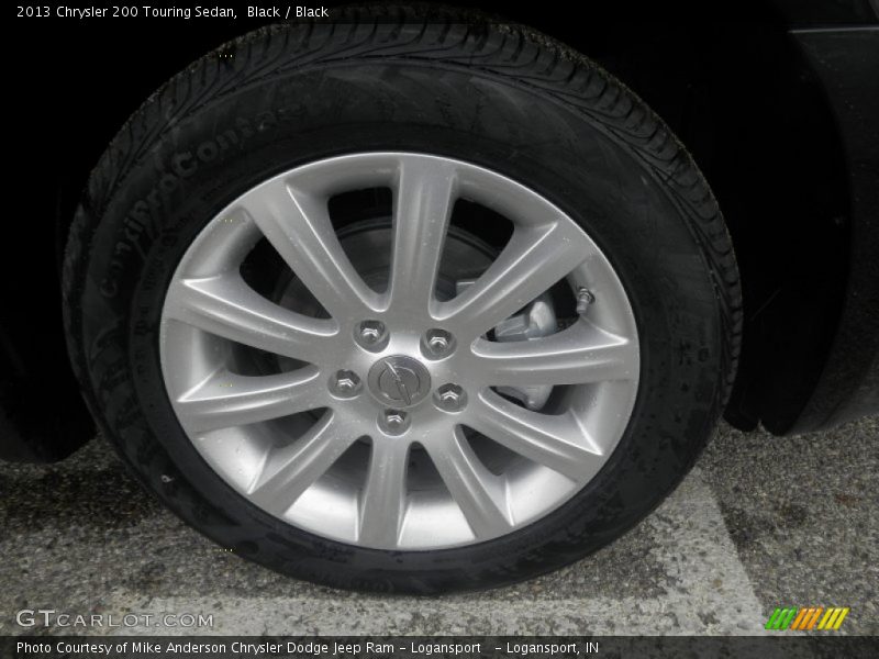 Black / Black 2013 Chrysler 200 Touring Sedan