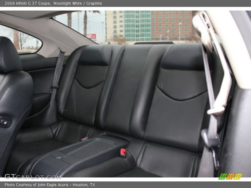 Moonlight White / Graphite 2009 Infiniti G 37 Coupe