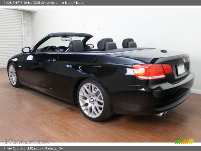 Jet Black / Black 2008 BMW 3 Series 328i Convertible
