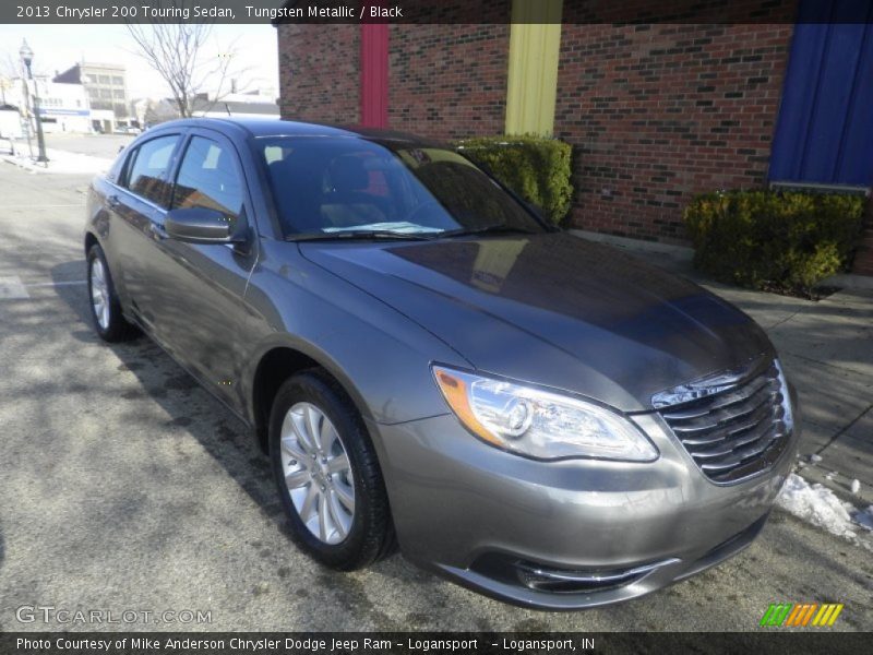 Tungsten Metallic / Black 2013 Chrysler 200 Touring Sedan