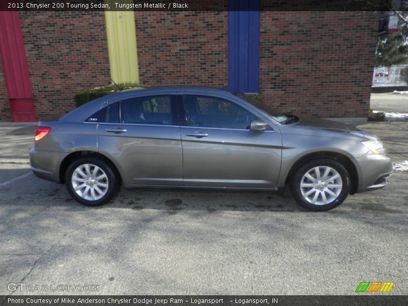 Tungsten Metallic / Black 2013 Chrysler 200 Touring Sedan