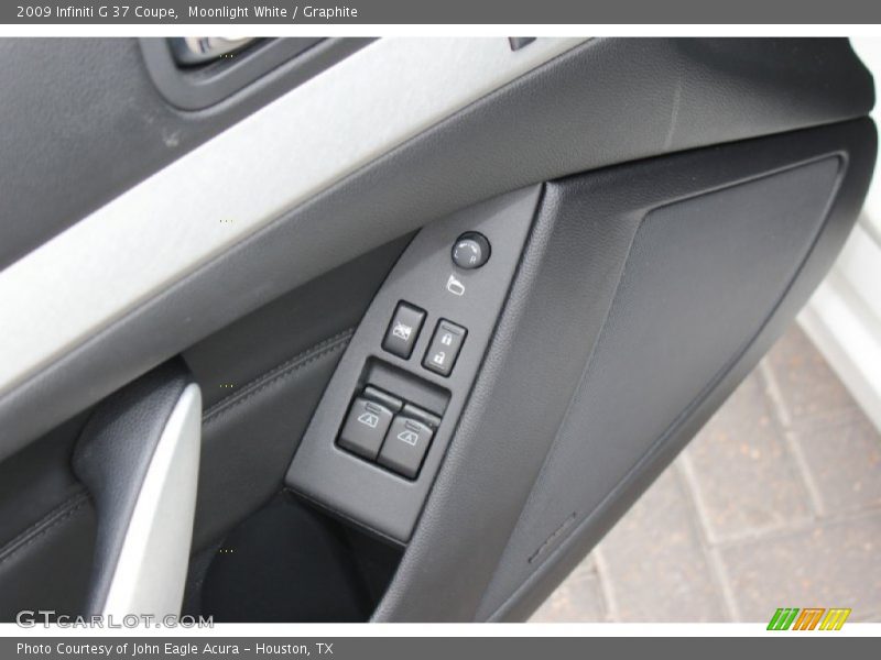 Moonlight White / Graphite 2009 Infiniti G 37 Coupe