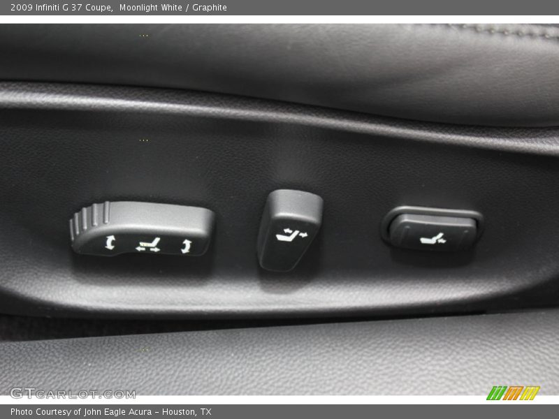 Moonlight White / Graphite 2009 Infiniti G 37 Coupe