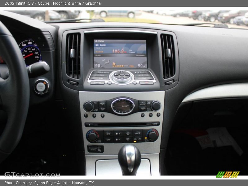 Moonlight White / Graphite 2009 Infiniti G 37 Coupe