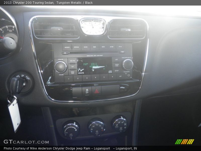 Tungsten Metallic / Black 2013 Chrysler 200 Touring Sedan