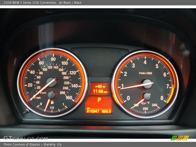  2008 3 Series 328i Convertible 328i Convertible Gauges