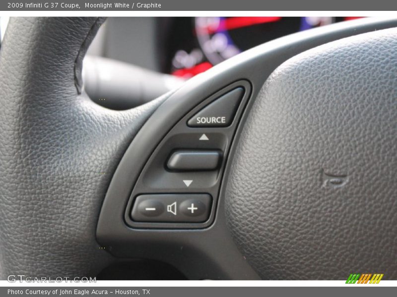 Moonlight White / Graphite 2009 Infiniti G 37 Coupe