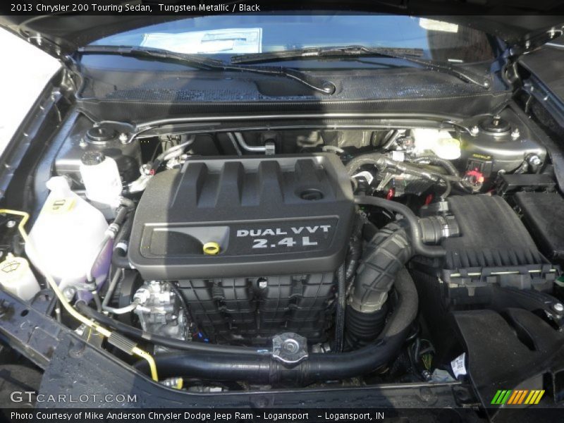 Tungsten Metallic / Black 2013 Chrysler 200 Touring Sedan