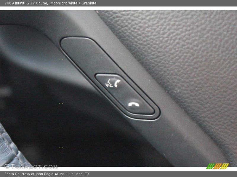 Moonlight White / Graphite 2009 Infiniti G 37 Coupe