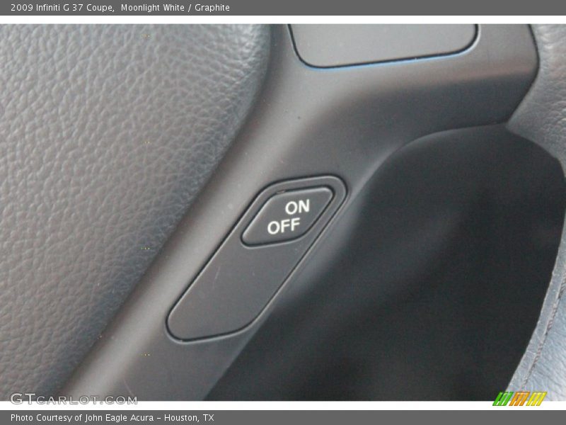 Moonlight White / Graphite 2009 Infiniti G 37 Coupe