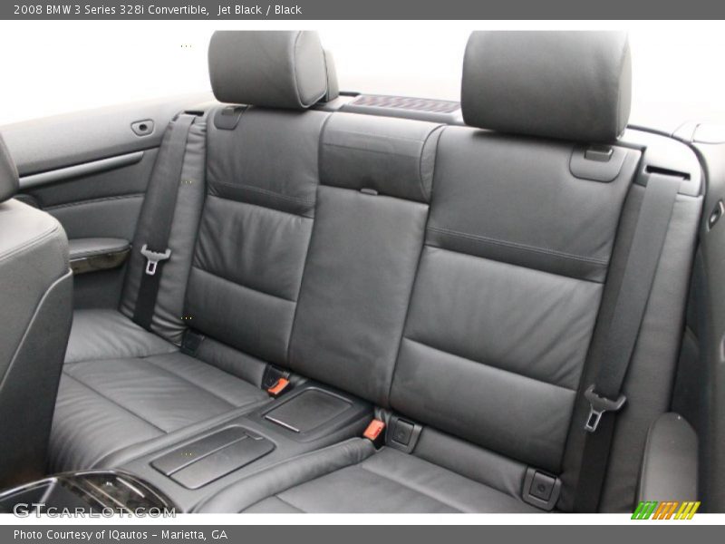 Rear Seat of 2008 3 Series 328i Convertible