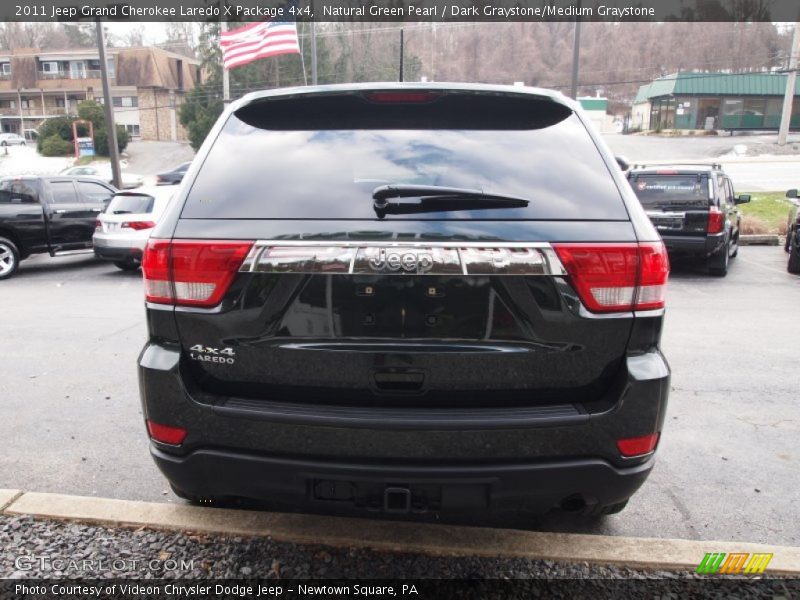 Natural Green Pearl / Dark Graystone/Medium Graystone 2011 Jeep Grand Cherokee Laredo X Package 4x4