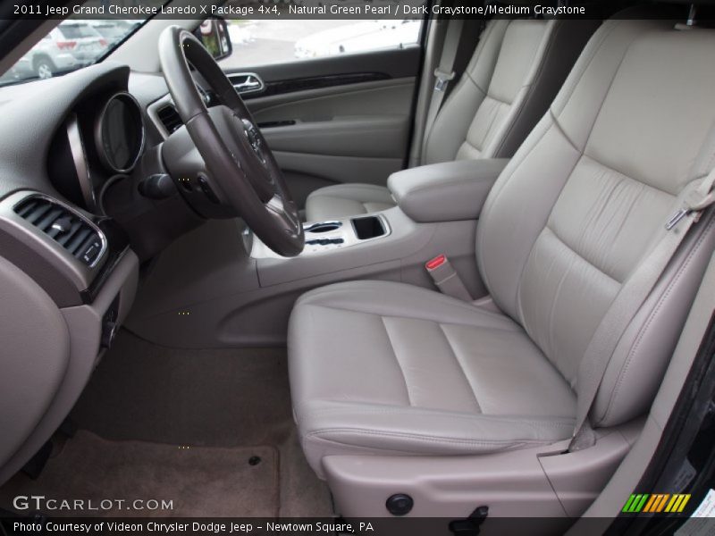 Natural Green Pearl / Dark Graystone/Medium Graystone 2011 Jeep Grand Cherokee Laredo X Package 4x4