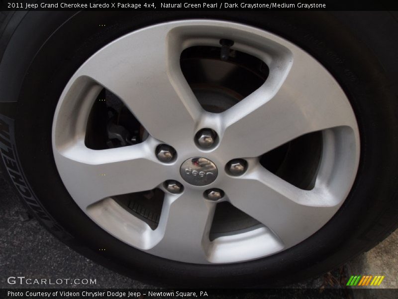 Natural Green Pearl / Dark Graystone/Medium Graystone 2011 Jeep Grand Cherokee Laredo X Package 4x4