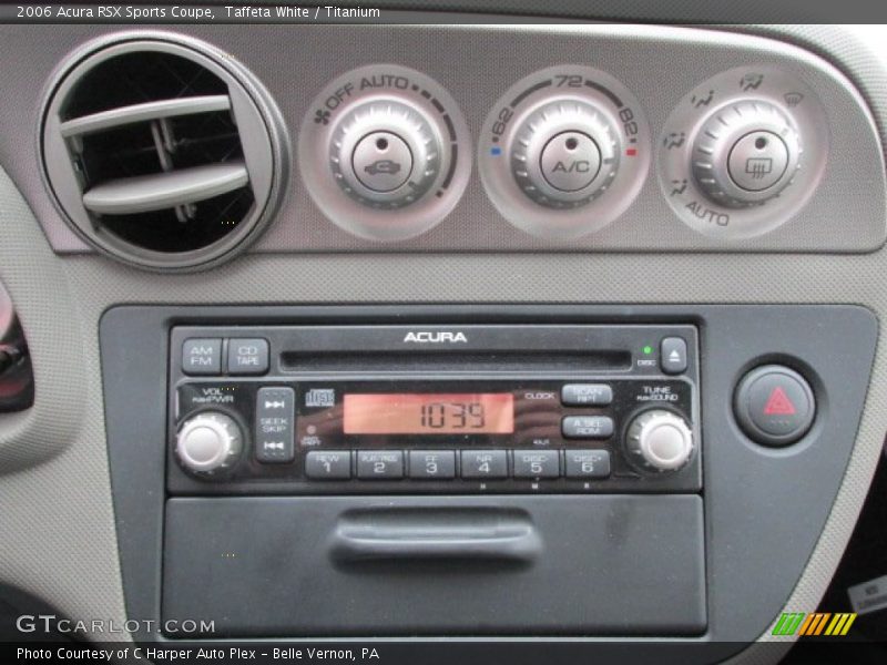 Controls of 2006 RSX Sports Coupe