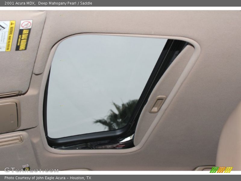 Sunroof of 2001 MDX 