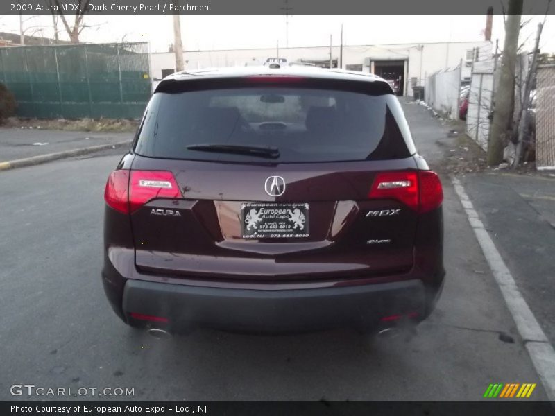 Dark Cherry Pearl / Parchment 2009 Acura MDX