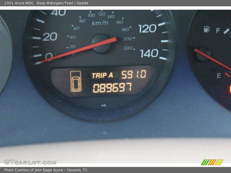 Deep Mahogany Pearl / Saddle 2001 Acura MDX