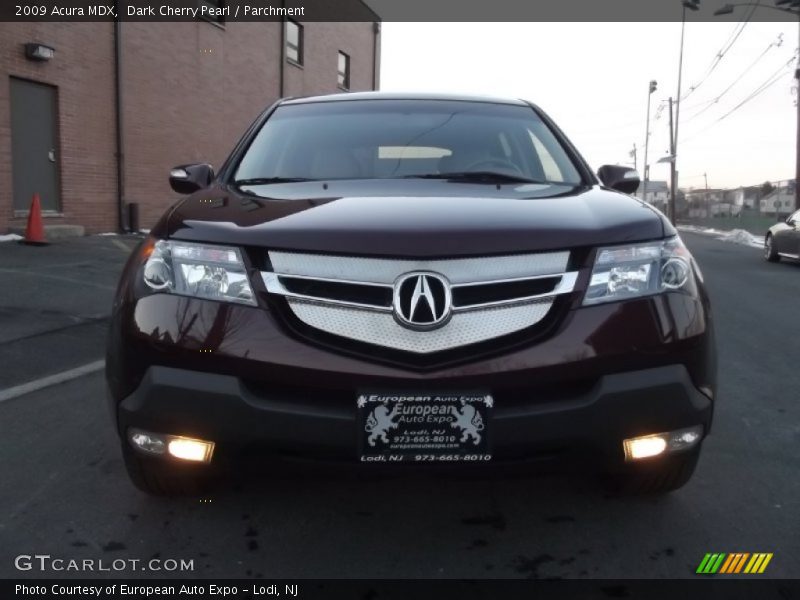 Dark Cherry Pearl / Parchment 2009 Acura MDX