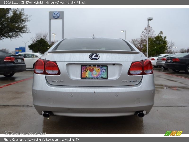 Mercury Silver Metallic / Black 2009 Lexus GS 450h Hybrid