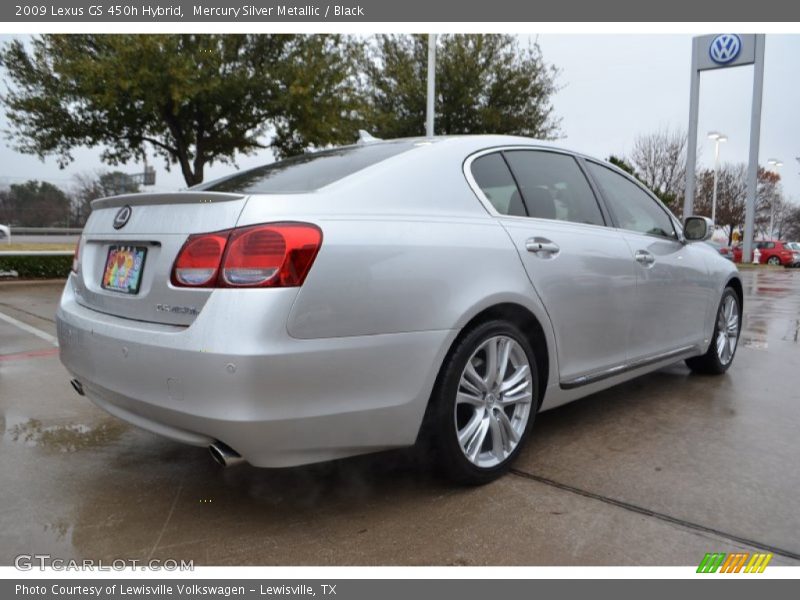 Mercury Silver Metallic / Black 2009 Lexus GS 450h Hybrid