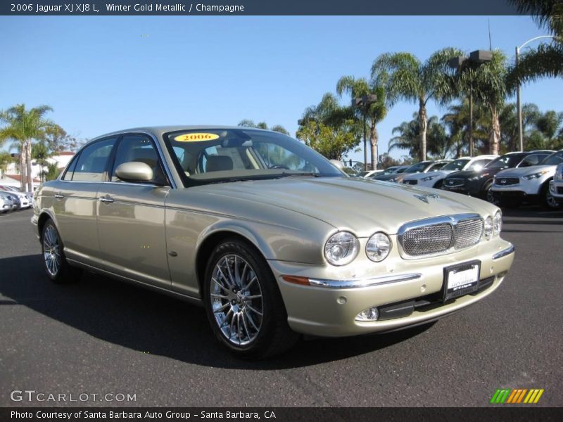 Winter Gold Metallic / Champagne 2006 Jaguar XJ XJ8 L