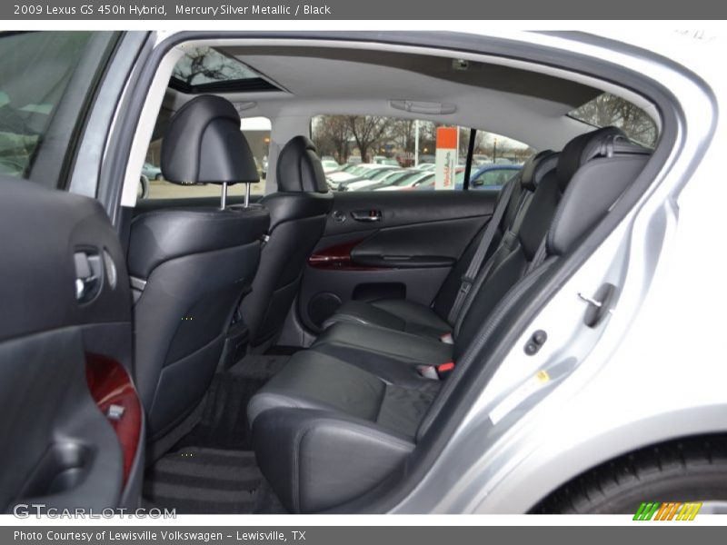Mercury Silver Metallic / Black 2009 Lexus GS 450h Hybrid