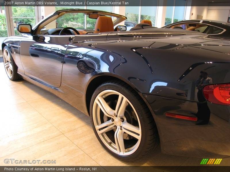 Midnight Blue / Caspian Blue/Kestral Tan 2007 Aston Martin DB9 Volante