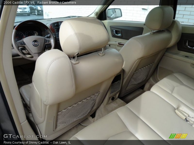 Rear Seat of 2006 SRX V6