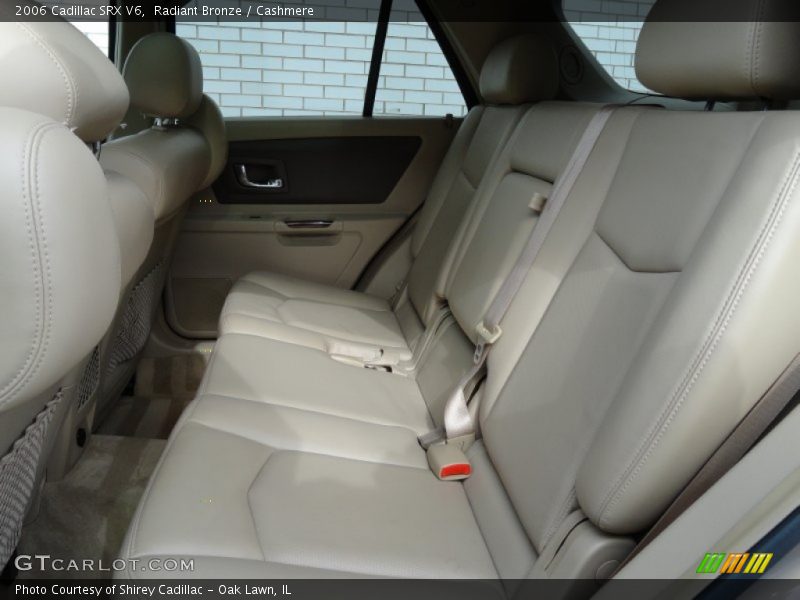 Rear Seat of 2006 SRX V6