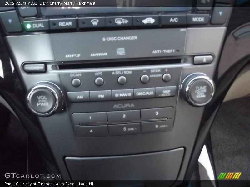 Dark Cherry Pearl / Parchment 2009 Acura MDX