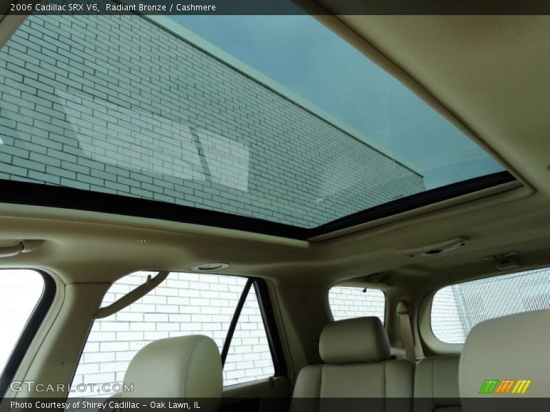 Sunroof of 2006 SRX V6