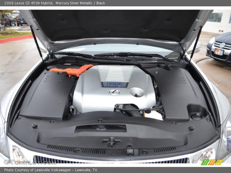 Mercury Silver Metallic / Black 2009 Lexus GS 450h Hybrid