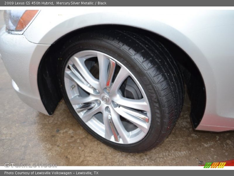 Mercury Silver Metallic / Black 2009 Lexus GS 450h Hybrid