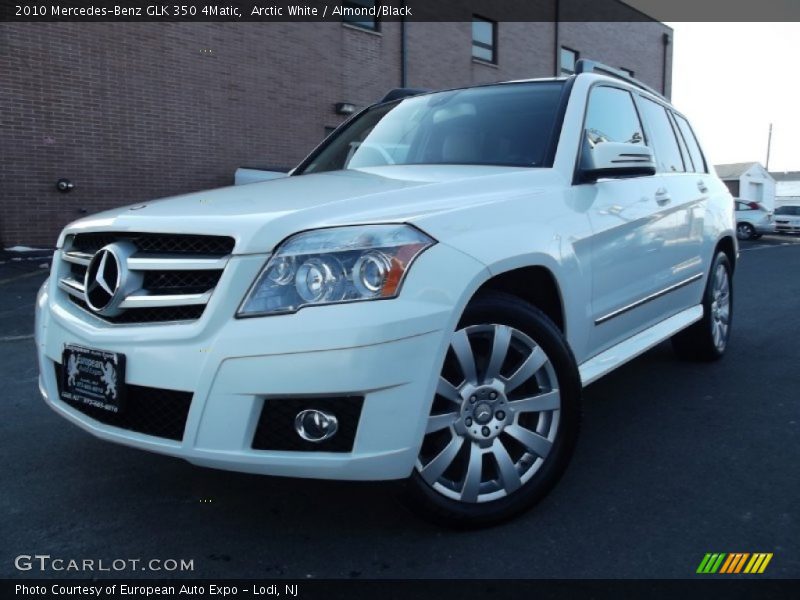 Arctic White / Almond/Black 2010 Mercedes-Benz GLK 350 4Matic