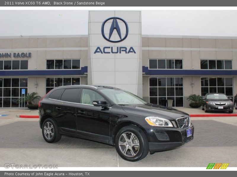 Black Stone / Sandstone Beige 2011 Volvo XC60 T6 AWD