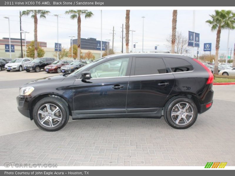 Black Stone / Sandstone Beige 2011 Volvo XC60 T6 AWD