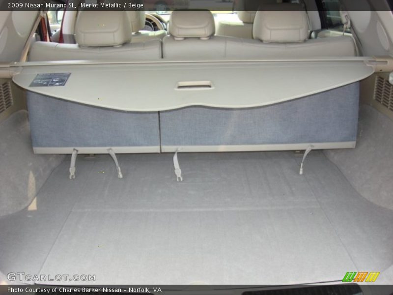 Merlot Metallic / Beige 2009 Nissan Murano SL